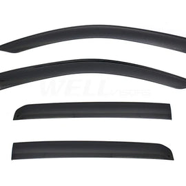 Chevrolet Colorado - GMC Canyon Crew Cab 2023+ Premium Series Taped-on window deflectors