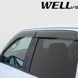 RAM 1500 2500 3500 PICKUP CREW CAB 09-18 PREMIUM SERIES TAPED-ON WINDOW DEFLECTORS