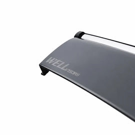 Kia Sportage Niro 2017-2022 Niro EV 19-22 with Chrome Trim Taped-on window deflectors
