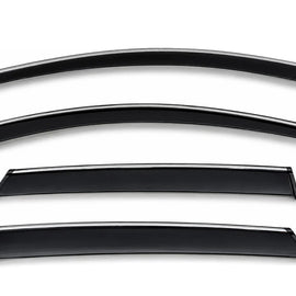 Kia Sportage Niro 2017-2022 Niro EV 19-22 with Chrome Trim Taped-on window deflectors
