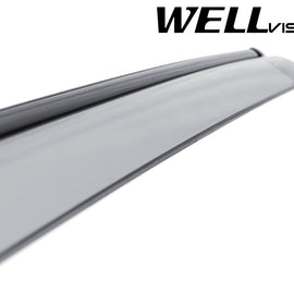 MERCEDES BENZ W246 B-CLASS 14-17 WITH BLACK TRIM TAPED-ON WINDOW DEFLECTORS