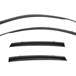 MERCEDES BENZ H247 GLA-CLASS 2021+ WITH BLACK TRIM TAPED-ON WINDOW DEFLECTORS