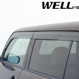 SCION XB 08-15 PREMIUM SERIES TAPED-ON WINDOW DEFLECTORS