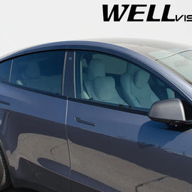 TESLA MODEL Y 2020+ PREMIUM SERIES TAPED-ON WINDOW DEFLECTORS