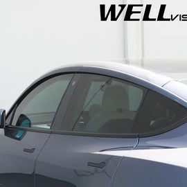 TESLA MODEL Y 2020+ PREMIUM SERIES TAPED-ON WINDOW DEFLECTORS