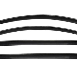TOYOTA SIENNA 2021+ WITH BLACK TRIM TAPED-ON WINDOW DEFLECTORS