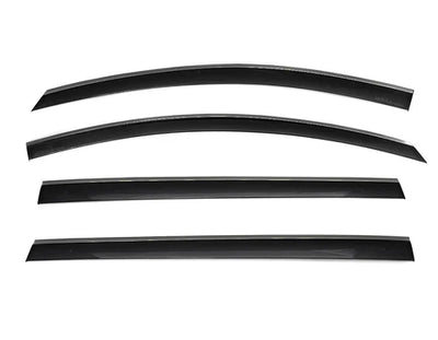 TOYOTA SIENNA 2021+ WITH BLACK TRIM TAPED-ON WINDOW DEFLECTORS