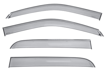 RAM 1500 2500 3500 PICKUP CREW CAB 09-18 PREMIUM SERIES TAPED-ON WINDOW DEFLECTORS