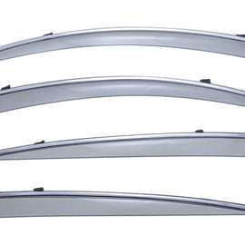 LEXUS GS300 GS350 GS430 GS450H GS460 06-11 WITH CHROME TRIM TAPED-ON WINDOW DEFLECTORS