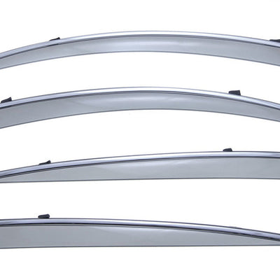 LEXUS GS300 GS350 GS430 GS450H GS460 06-11 WITH CHROME TRIM TAPED-ON WINDOW DEFLECTORS