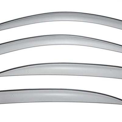 MERCEDES BENZ W211 E-CLASS 03-09 SEDAN PREMIUM SERIES TAPED-ON WINDOW DEFLECTORS