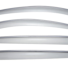MERCEDES BENZ V251 R320 R350 R500 06-12 WITH CHROME TRIM TAPED-ON WINDOW DEFLECTORS