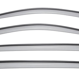 MERCEDES BENZ W246 B-CLASS 14-17 WITH BLACK TRIM TAPED-ON WINDOW DEFLECTORS