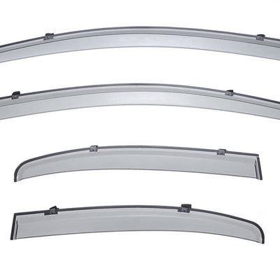 MITSUBISHI LANCER 08-17 PREMIUM SERIES TAPED-ON WINDOW DEFLECTORS