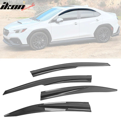 2022-2024 Subaru WRX 5th Mugen Style Window Visor Rain Wind Deflector