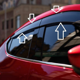 19-25 Mazda 3 Hatchback 5D OEM Style Window Visor (4pcs)