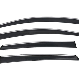 2014-20 Lexus IS Chrome Trim Window Visor (4pcs)