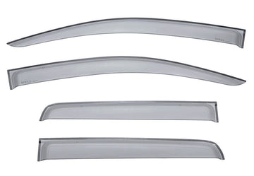 CHEVROLET COLORADO GMC CANYON CREW CAB 15-22 PREMIUM SERIES TAPED-ON WINDOW DEFLECTORS