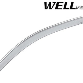 CHEVROLET SUBURBAN-GMC YUKON XL - CADILLAC ESCALADE ESV 15-20 WITH CHROME TRIM TAPED-ON WINDOW DEFLECTORS