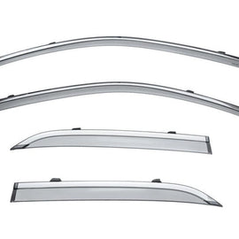 CHRYSLER 300 SEDAN 11-23 WITH CHROME TRIM TAPED-ON WINDOW DEFLECTORS