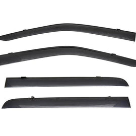 FORD F-150 CREW CAB 2021+ PREMIUM SERIES TAPED-ON WINDOW DEFLECTORS