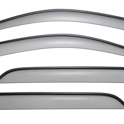 MERCEDES BENZ W166 ML350 ML550 GLE350 GLE400 SUV 12-19 WITH BLACK TRIM TAPED-ON WINDOW DEFLECTORS