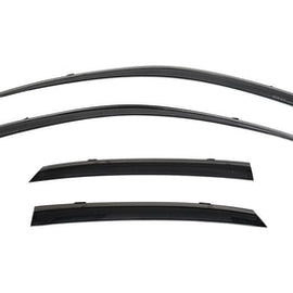 ACURA INTEGRA 2023+ HONDA CIVIC HATCHBACK 2022+ WITH BLACK TRIM TAPED-ON WINDOW DEFLECTORS