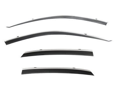 ACURA INTEGRA 2023+ HONDA CIVIC HATCHBACK 2022+ WITH CHROME TRIM TAPED-ON WINDOW DEFLECTORS