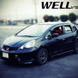 HONDA FIT 09-14 PREMIUM SERIES TAPED-ON WINDOW DEFLECTORS