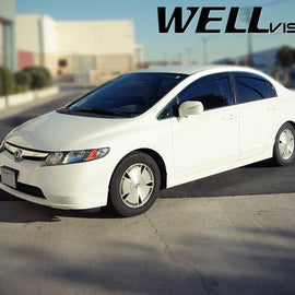 HONDA CIVIC SEDAN 06-11 AERODYN SERIES TAPED-ON WINDOW DEFLECTORS