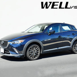 MAZDA CX-3 16-23 PREMIUM SERIES TAPED-ON WINDOW DEFLECTORS