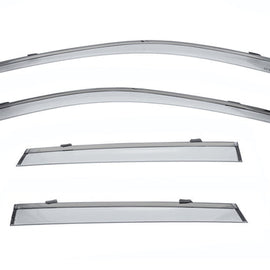 SUBARU OUTBACK 2020+ WITH BLACK TRIM TAPED-ON WINDOW DEFLECTORS