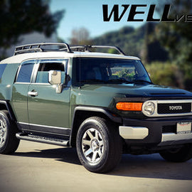 TOYOTA FJ CRUISER 07-14 PREMIUM SERIES TAPED-ON WINDOW DEFLECTORS