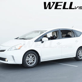 TOYOTA PRIUS V 12-18 PREMIUM SERIES TAPED-ON WINDOW DEFLECTORS