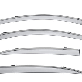 ACURA TLX SEDAN 15-20 WITH BLACK TRIM TAPED-ON WINDOW DEFLECTORS