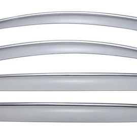 AUDI Q7 07-15 WITH CHROME TRIM TAPED-ON WINDOW DEFLECTORS