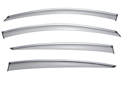BUICK REGAL 11-17 WITH CHROME TRIM TAPED-ON WINDOW DEFLECTORS