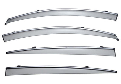 BUICK LACROSSE 10-16 WITH CHROME TRIM TAPED-ON WINDOW DEFLECTORS