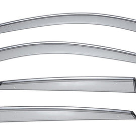 CADILLAC SRX 10-16 WITH CHROME TRIM TAPED-ON WINDOW DEFLECTORS