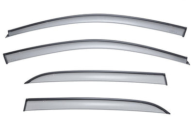 HONDA ACCORD SEDAN 03-07 WITH BLACK TRIM TAPED-ON WINDOW DEFLECTORS