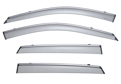 HONDA ACCORD CROSSTOUR 10-15 WITH CHROME TRIM TAPED-ON WINDOW DEFLECTORS
