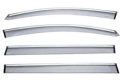 HONDA ODYSSEY 11-17 WITH CHROME TRIM TAPED-ON WINDOW DEFLECTORS