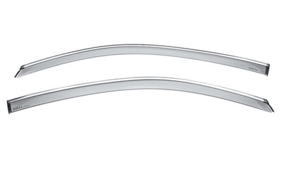 HONDA ACCORD COUPE 13-17 WITH CHROME TRIM TAPED-ON WINDOW DEFLECTORS