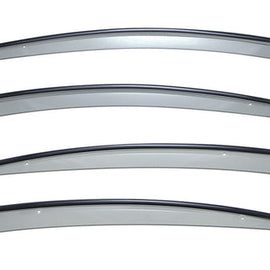 HYUNDAI SONATA 11-14 WITH BLACK TRIM TAPED-ON WINDOW DEFLECTORS