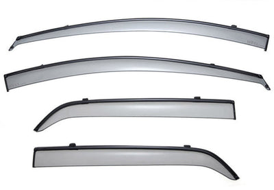 MAZDA 2 HATCHBACK 11-15 WITH BLACK TRIM TAPED-ON WINDOW DEFLECTORS
