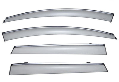 MAZDA CX-9 07-15 WITH CHROME TRIM TAPED-ON WINDOW DEFLECTORS