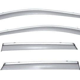 SUBARU OUTBACK 15-19 WITH CHROME TRIM TAPED-ON WINDOW DEFLECTORS