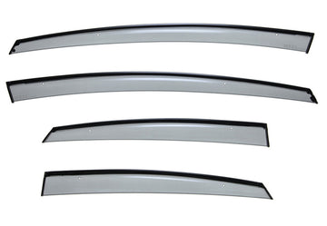 TOYOTA PRIUS 10-15 WITH BLACK TRIM TAPED-ON WINDOW DEFLECTORS