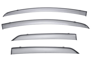 TOYOTA YARIS 09-11 4 DOORS HATCHBACK WITH BLACK TRIM TAPED-ON WINDOW DEFLECTORS