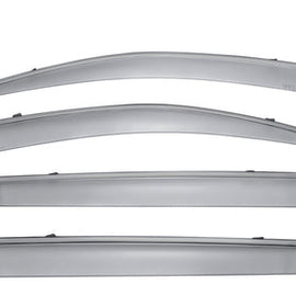 TOYOTA HIGHLANDER 14-19 WITH BLACK TRIM TAPED-ON WINDOW DEFLECTORS